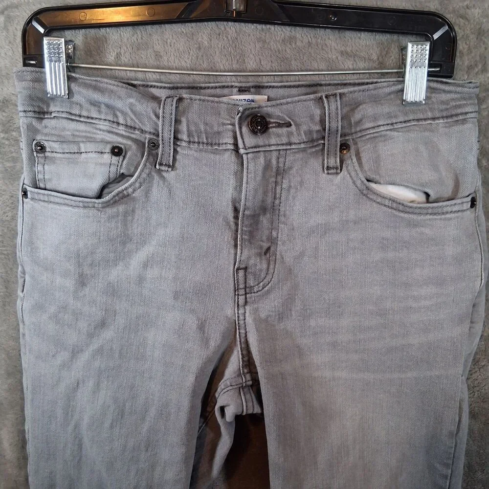 Denizen Levis 216 Jeans Mens 30x32 Slim Fit Kendrick Gray Stretch Denim Casual